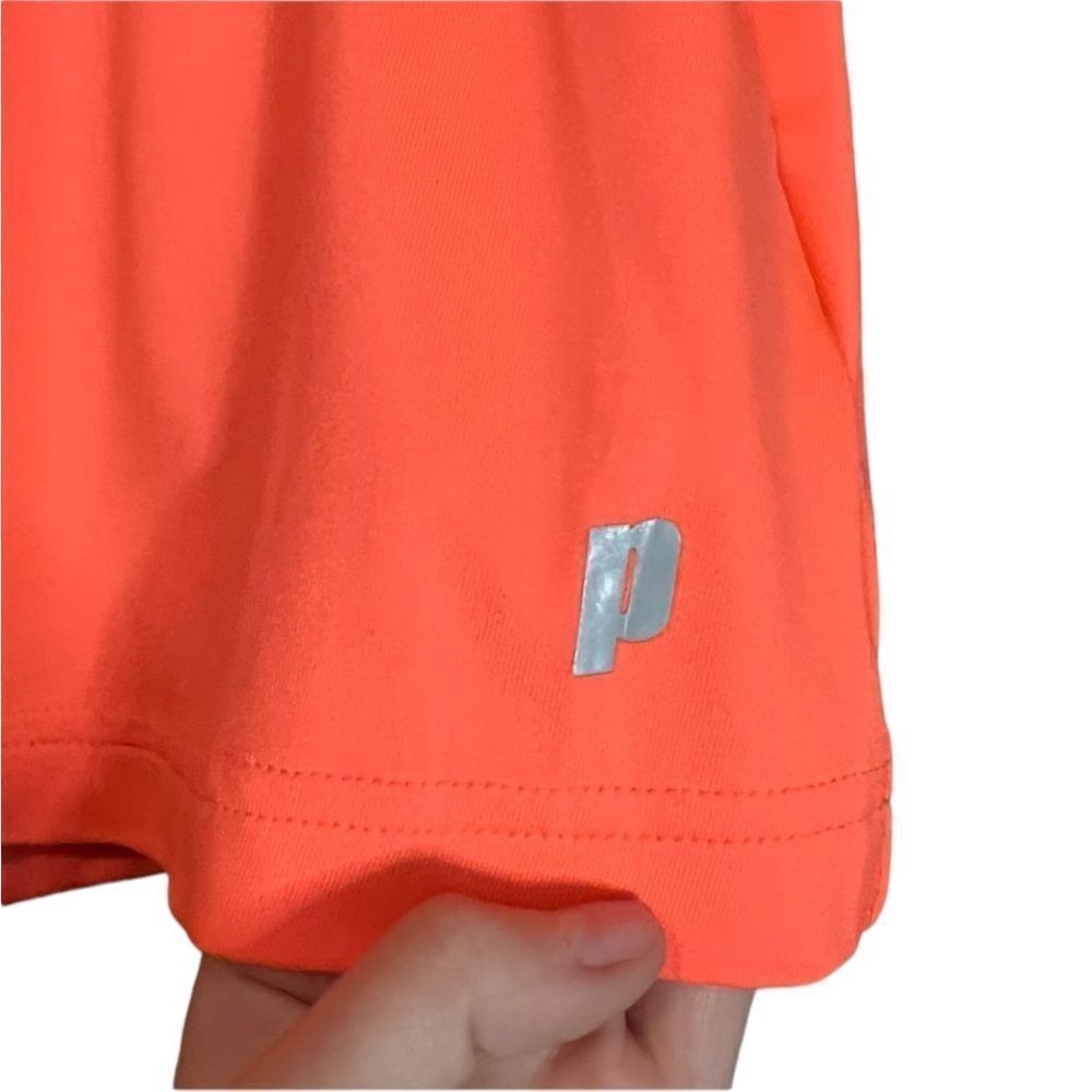 Prince neon orange skort. - Picture 2 of 7